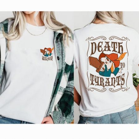 Custom Name Skippy Rabbit 2 Sided Shirt, Coquette Disney Skippy Rabbit Shirt, Robin Hood Skippy Shirt, Disneyland Besties Vacation Matching