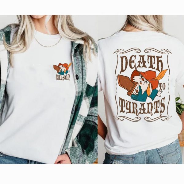 Custom Name Skippy Rabbit 2 Sided Shirt, Coquette Disney Skippy Rabbit Shirt, Robin Hood Skippy Shirt, Disneyland Besties Vacation Matching