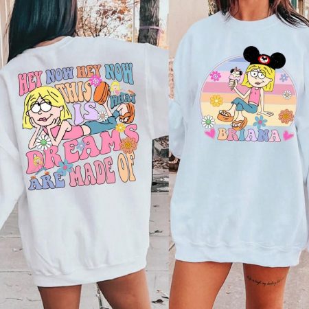 Vintage Custom Name 70s Floral Lizzie Mcguire Now Dreams Are Made Of Shirt, Disney Washed Tee, Magic Kingdom, Disneyland Trip