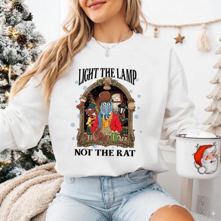Disney The Muppet Christmas Carol Light the Lamp Not the Rat Shirt, The Muppets Gonzo Rizzo Shirt, The Muppets Christmas Carol Shirt
