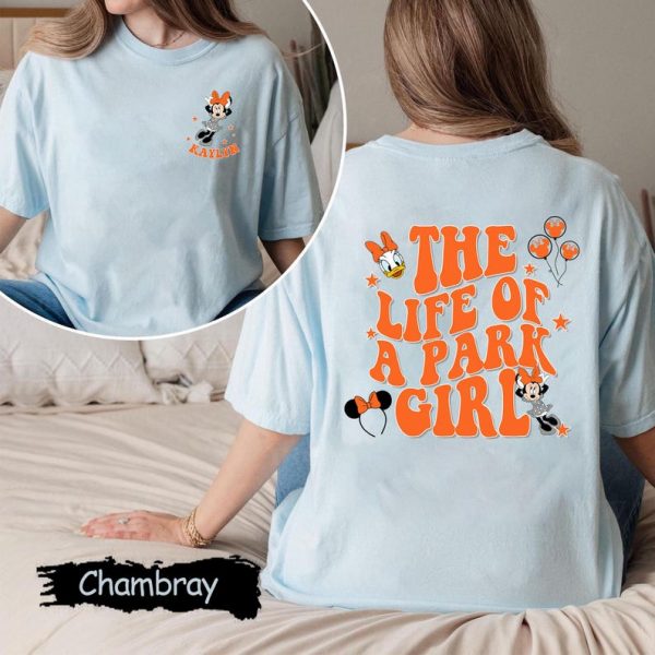 Custom Name Life of a Park Girl Shirt, Personalized Minnie Daisy Tee, Minnie Daisy Park Girl Shirt, Disney Minnie Daisy Tee