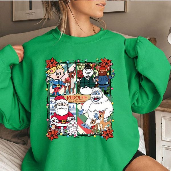 Comfort Colors Rudolph The Red Nosed Reindeer Christmas Shirt,Merry Christmas 2025, Christmas Rudolph Shirt, Christmas Movies Shirt