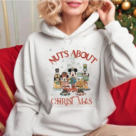 Retro 90s Mickey Nutcracker Christmas T-Shirt, Nuts about Christmas Family Holiday Trip, Mickey's Very Merry Christmas Party 2025