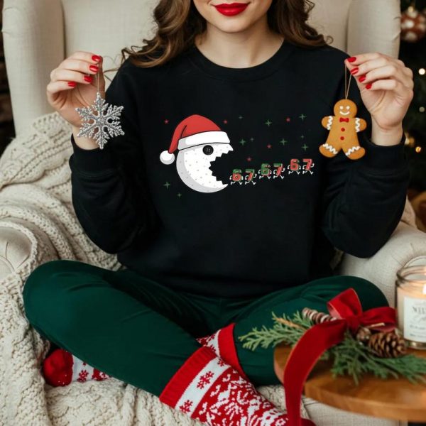 Comfort Colors Funny Christmas Pacman 67 Meme Shirt, Christmas 67 Meme Shirt, Festive Humor Gift, Cute Snowman Chase 67 Christmas Tee