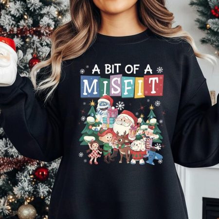 Retro Misfit Toys Christmas Shirt, A Bit Of A Misfit Shirt, Holiday Gift Shirt, Christmas Movie Shirt, Cozy Xmas Tee,Christmas Sweatshirt