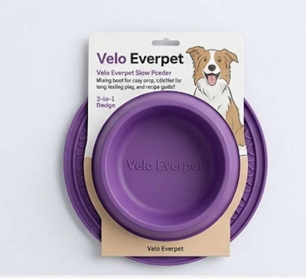 Velo Everpet LickMat No Slip Silicone Dog Slow Feeder Mat